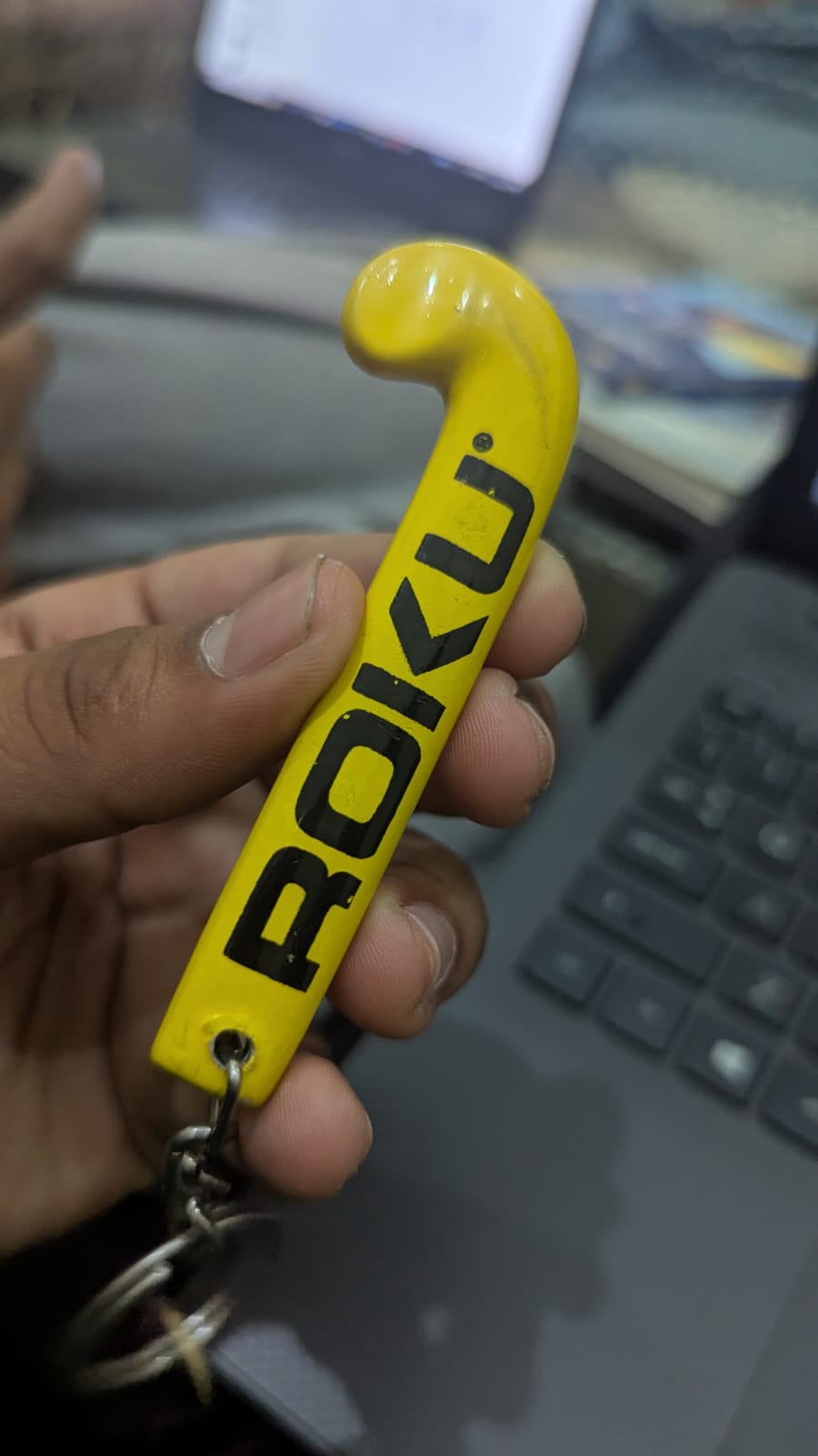 hockey key ring
