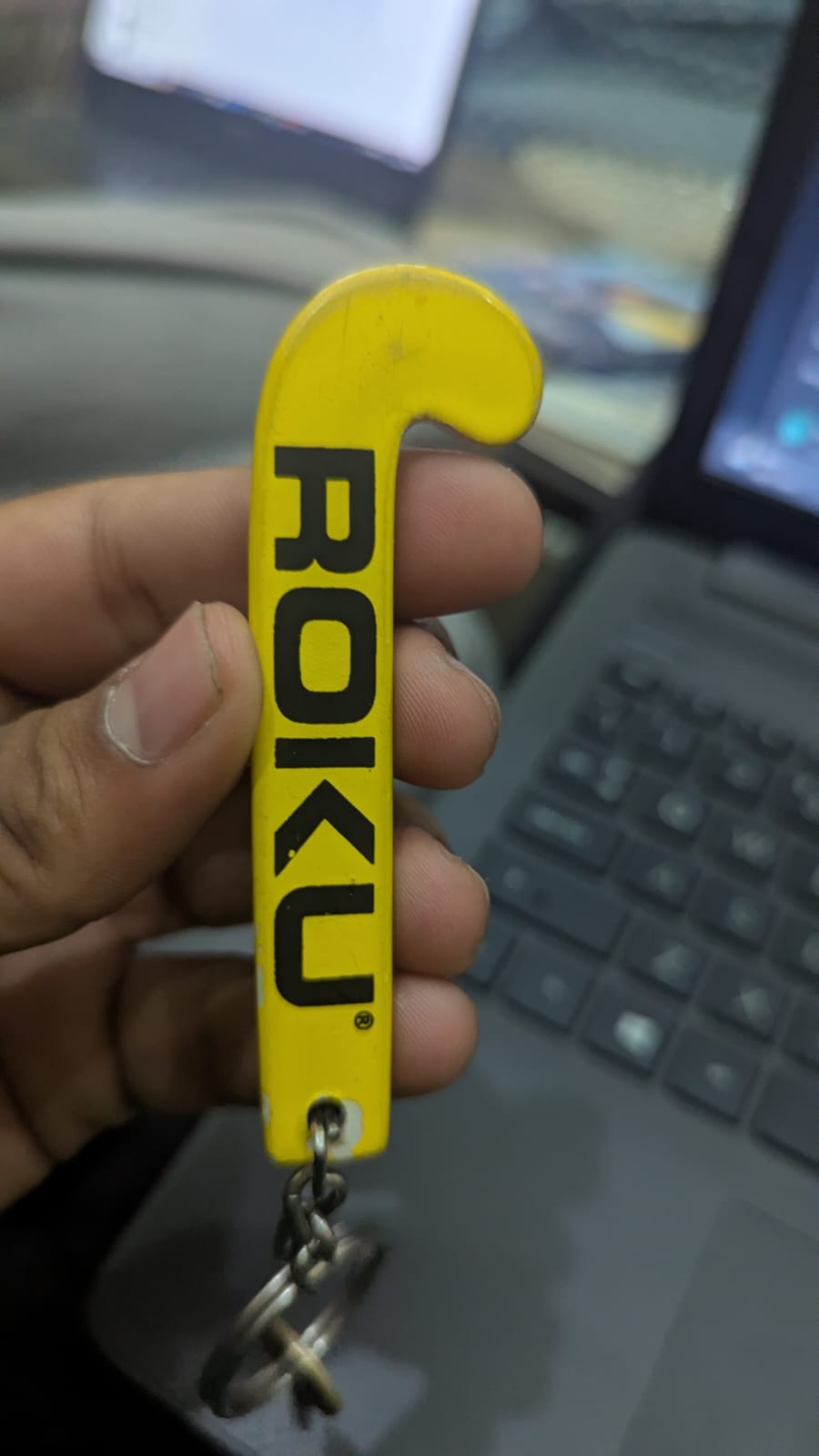 hockey key ring