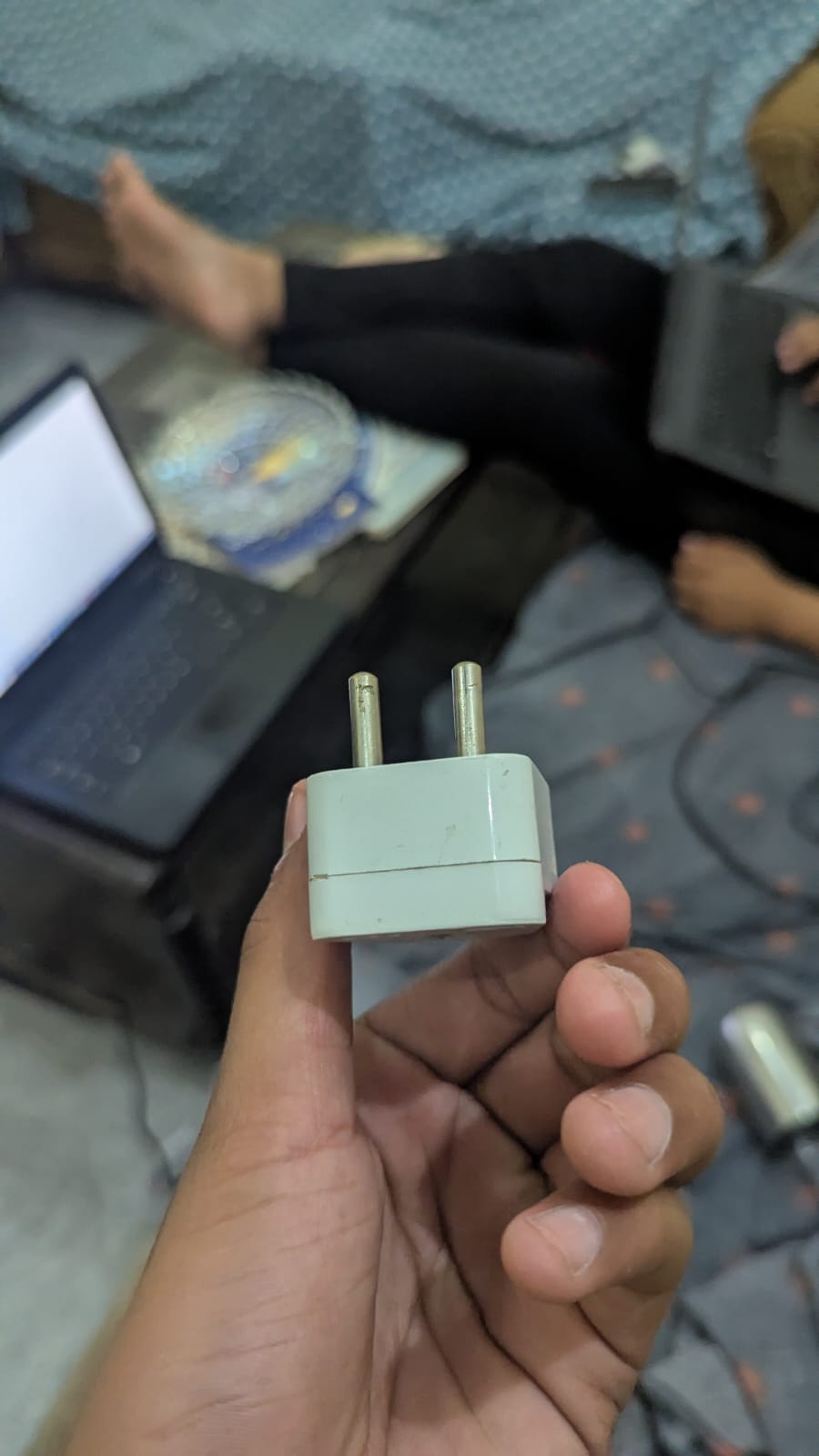 Universal Multi Plug Travel Adapter – Compact 3-in-1 Power Socket Converter  Description: